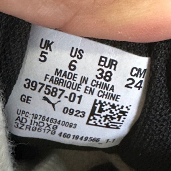 Puma Fenty Creeper Phatty Youth 6/Women's 7.5 Corduroy Black Casual Shoes - Picture 8 of 8